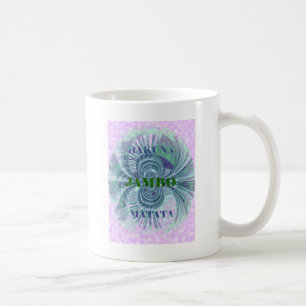 Caneca De Café Impressão de Arte Aurora Matata