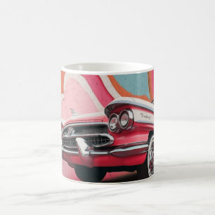 Caneca De Café Impressão de Arte de Parede de Carros Americanos C