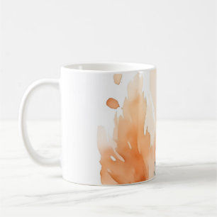 Caneca De Café Impressão de Arte de Pena em Aquarela Boho Laran