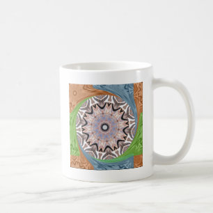 Caneca De Café Impressão de Arte Redemoinho Africano