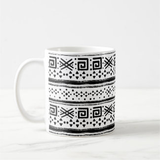 Caneca De Café Impressão de Arte Tribal do Boho