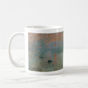 Caneca De Café Impressão de Claude Monet Surgimento do Sol (levan