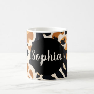 Caneca De Café Impressão de Girafa personalizável