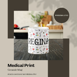 Caneca De Café Impressão de Medicina
