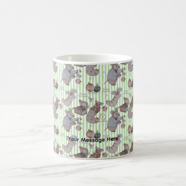 Caneca De Café Impressão de Natal Therem Boganhues (Centro)