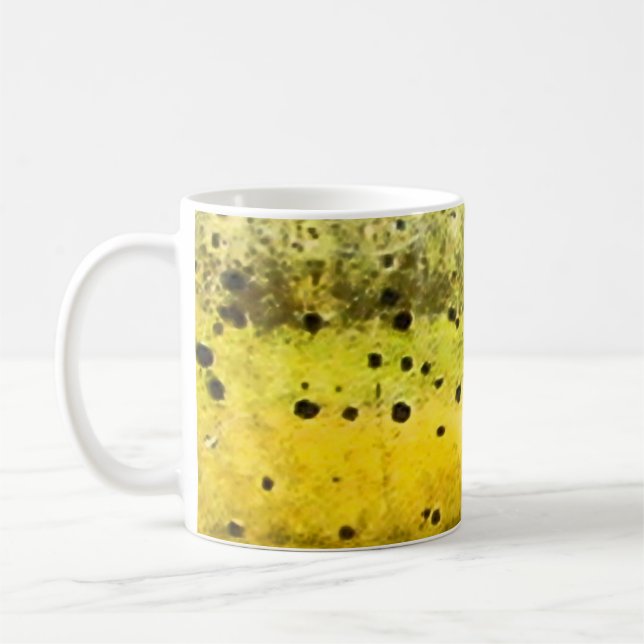 Caneca De Café Impressão de Pele de Peixe Mahi Mahi (Esquerda)