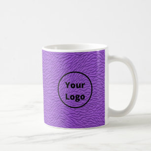 Caneca De Café Impressão de tapete roxo com logotipo personaliza