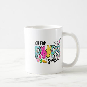 Caneca De Café Impressão Divertida de Coelho de Páscoa Gles Feliz