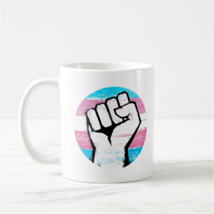 Caneca De Café Impressão do Círculo de Pressão de Prima Trans