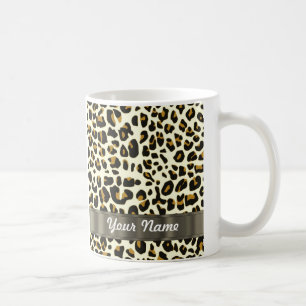 Caneca De Café impressão do leopardo