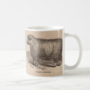 Caneca De Café impressão do século XIX