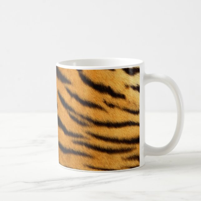 Caneca De Café Impressão do tigre (Direita)