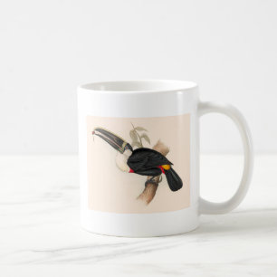 Caneca De Café Impressão do Tucano-de-bico-preto de Cuvier: Ave T