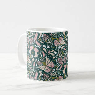 Caneca De Café Impressão em animais da borboleta monarca 3