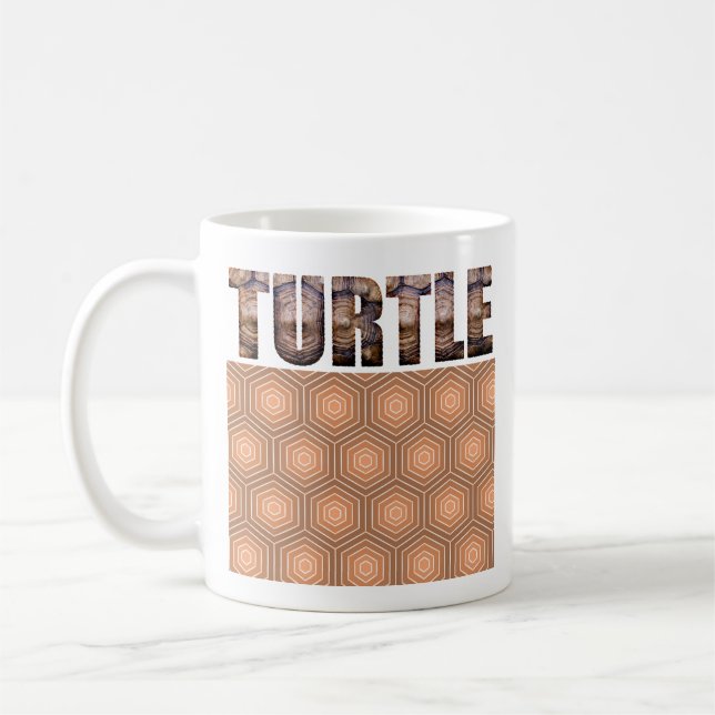 Caneca De Café Impressão em animais de tartaruga do felpudo Expre (Esquerda)