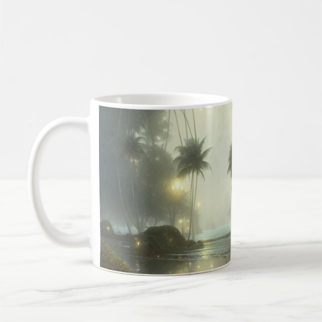 Caneca De Café Impressão em Tela Esticada (Esquerda)