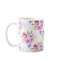 Impressão floral esboçado moderno