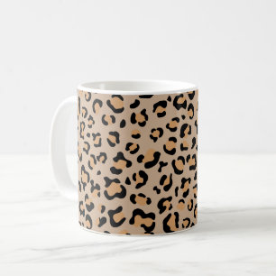 Caneca De Café Impressão Leopardo, Manchas Leopardo, Leopardo Cas
