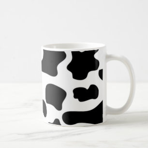 Caneca De Café Impressão preto e branco da vaca