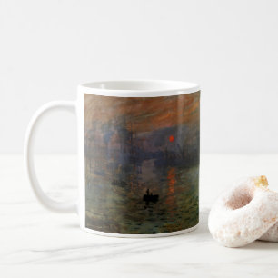 Caneca De Café Impressão Sunrise de Claude Monet, Vintage Art