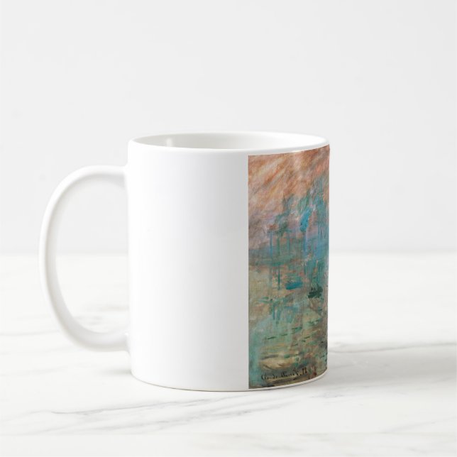 Caneca De Café Impression, Sunrise 1872 Claude Monet (Esquerda)
