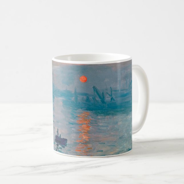 Caneca De Café Impression Sunrise Claude Monet  (Frente Esquerda)