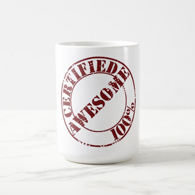 Caneca de café impressionante certificada (Centro)