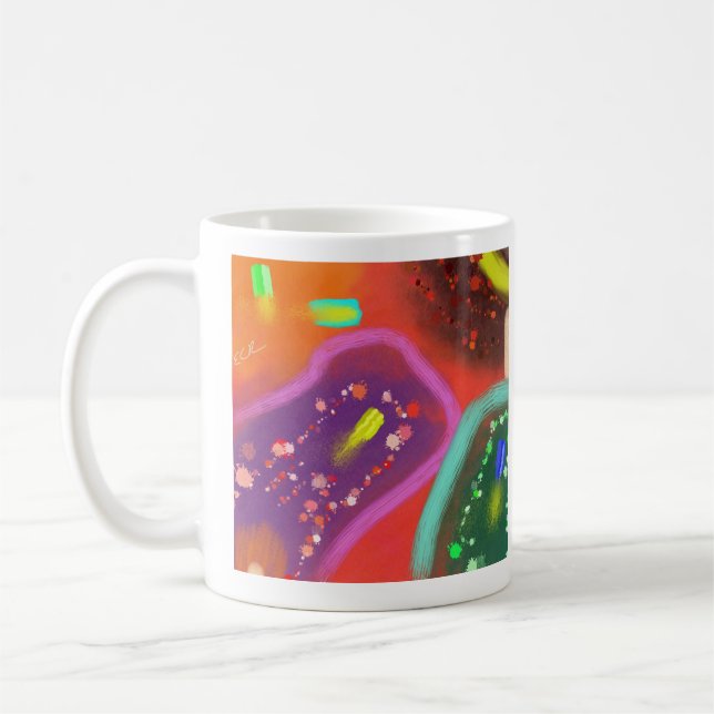 Caneca De Café Impressionist art Contemplative Coffee Mug (Esquerda)