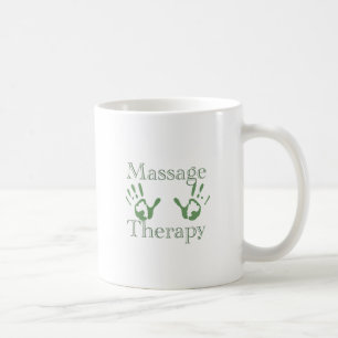 Caneca De Café Impressões da mão da terapia da massagem