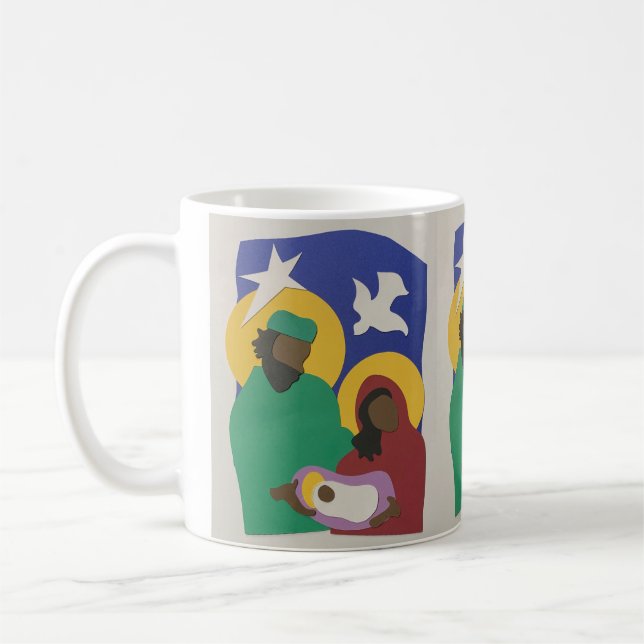Caneca De Café Impressões de Mug 3 da Família Santa (Esquerda)