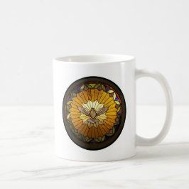 Caneca De Café Impressões de Vidro Colorido