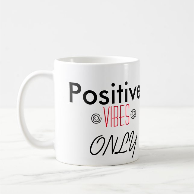 Caneca De Café Impressões positivas somente (Esquerda)