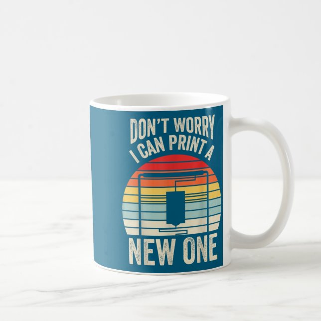 Caneca De Café Imprimir Retro 3d Impressora Pode (Direita)