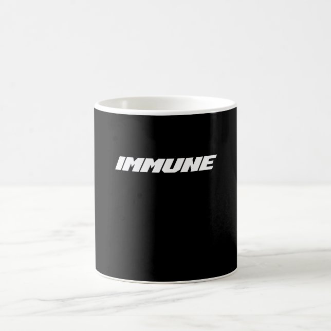 Caneca De Café Imune Ao Vírus Da Corona (Centro)