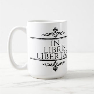 Caneca De Café In Libris Libertas - In Books Freedom