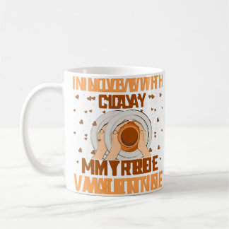 Caneca De Café In Love With Clay My True Valentine - Ceramic Arti