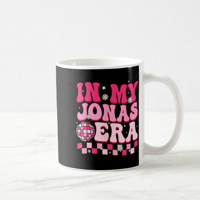 Caneca De Café In My Jonas Era Funny Jonas Groovy 80's Men Women  (Direita)