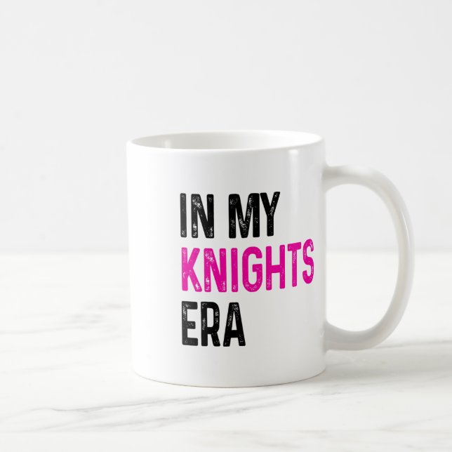 Caneca De Café In My Knights Era Back To School Spirit Game Retro (Direita)