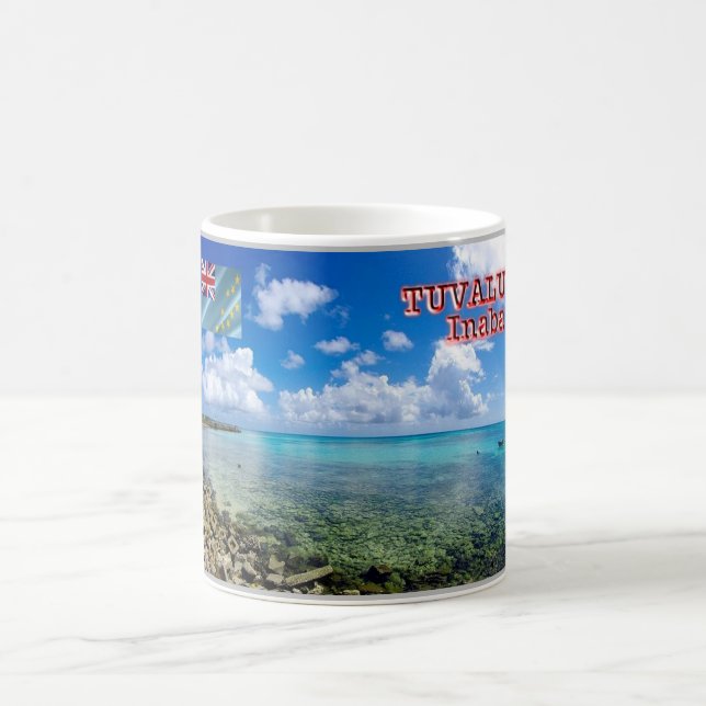 Caneca De Café Inaba - Tuvalu - Vista do Mar - (Centro)