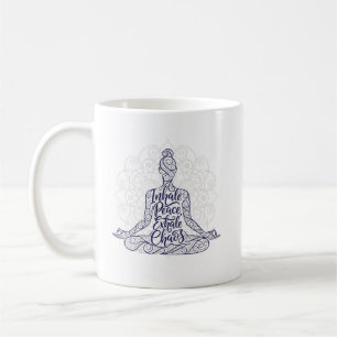 Caneca De Café Inalar Yoga Mug da Paz