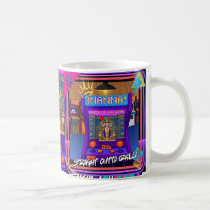 Caneca De Café INANNA: Rainha do Jogo dos Anos 80 
