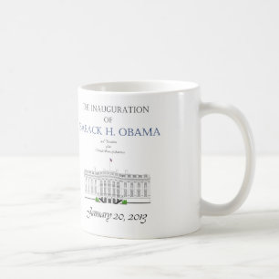 Caneca De Café Inauguração 2013 de Obama