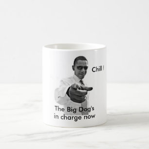 Caneca De Café Inauguração branca fria da casa de Barack Obama