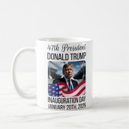 Caneca De Café Inauguração Mugs 45º 47º Presidente Donald Trump