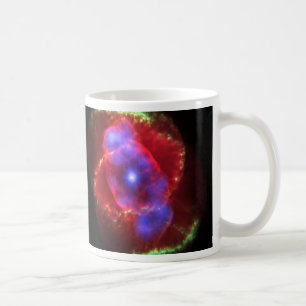 Caneca De Café Incandescência da nebulosa do olho de gato