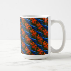 Caneca De Café "Incêndio no pântano nº 6 em espiral"