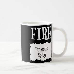 Caneca De Café Incêndio - Roupa de Taco de Halloween de Hot Packe