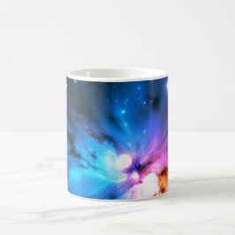 Caneca De Café Incêndios Celestiais de Estrelas