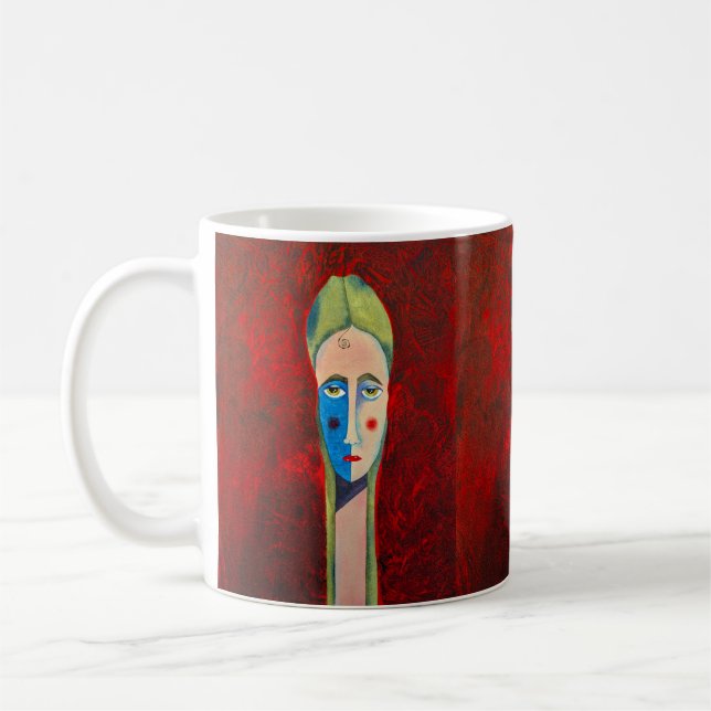 Caneca De Café "Incline-se - incline-se para fora" (Esquerda)