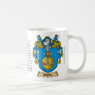 Caneca De Café Incluir da brasão da família de Metz (crista) se